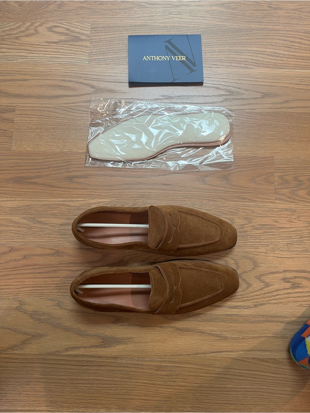 Anthony Veer - Men’s Brown Suede Penny Loafers